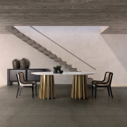 Ваза Nehoiu, зеленая высота 19 см