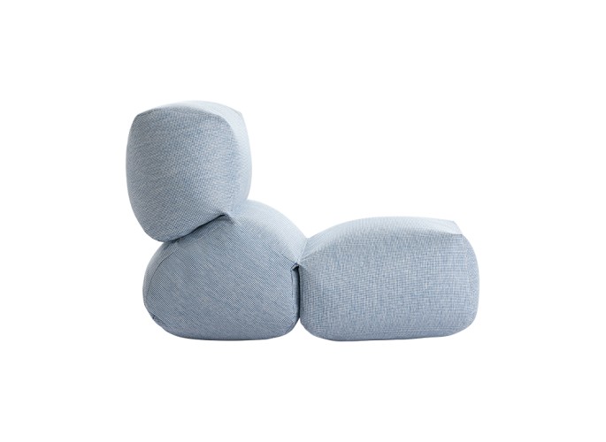 Уличное кресло-пуф Grapy Vichy Blue