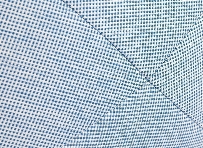 Уличное кресло-пуф Grapy Vichy Blue