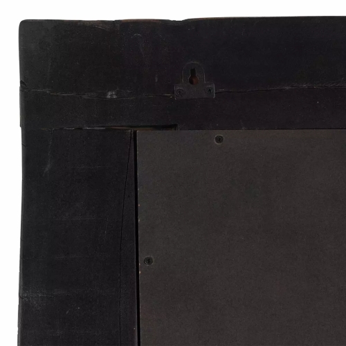 Зеркало в стиле рустик Bastian черное