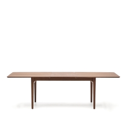 Стол раздвижной Elan из шпона и массива ореха 200 (260) x 100