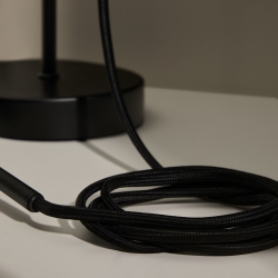 Основание металлического светильника Fluvia черного цвета, 250 см