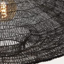 Makai Металлический подвесной светильник с черной отделкой Ø 87 см