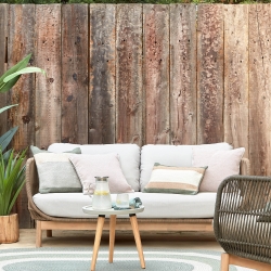 Приставной стол livy каучуковый цемент серый