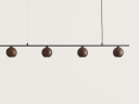 Подвесной светильник Lita 4L орех