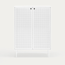 Шкаф Punto 2D4Dr белый