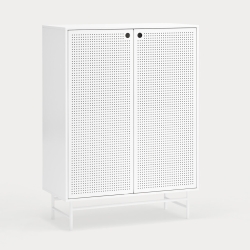 Шкаф Punto 2D4Dr белый