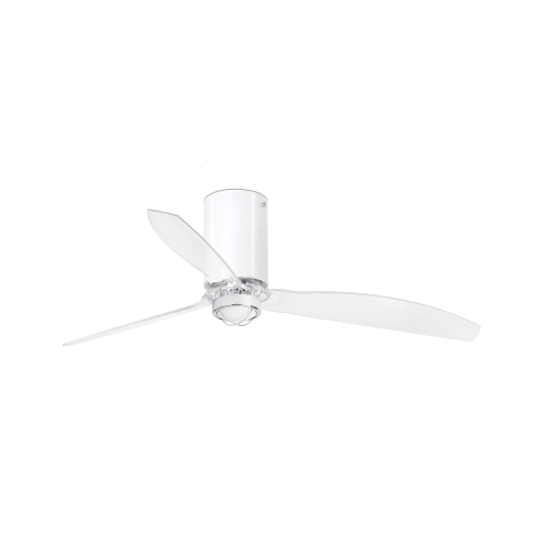 Потолочный вентилятор Mini Tube Fan белый/прозрачный 128 см