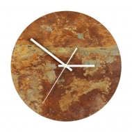 Часы настенные Terra disk slate rust