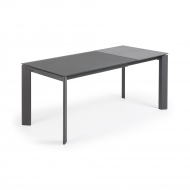 Стеклянный стол Atta темно-серый