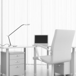 Настольная лампа Queen хром