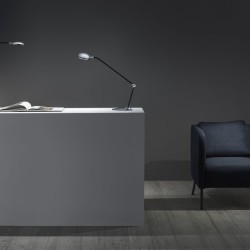 Настольная лампа Queen хром