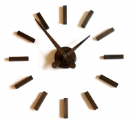 Настенные часы TERRA Wooden (темный дуб)