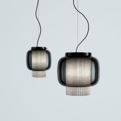 Подвесной светильник Manila T PE черный/серый