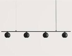 Подвесной светильник Lita 4L черный