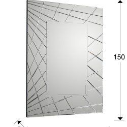 Зеркало Fusion прямоугольное