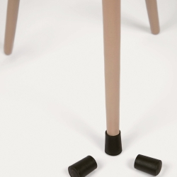 Горшок Apia бежевый металлический на ножках Ø 15 cm